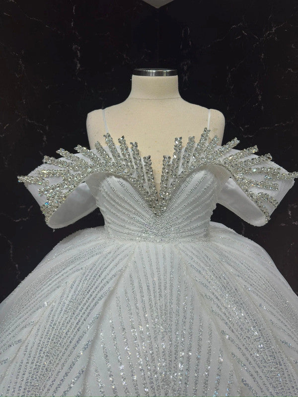 Magnifique Robe de Mariée Princesse Strass Jamais Portée