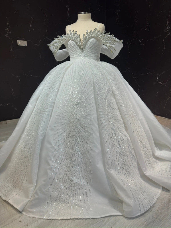 Magnifique Robe de Mariée Princesse Strass Jamais Portée