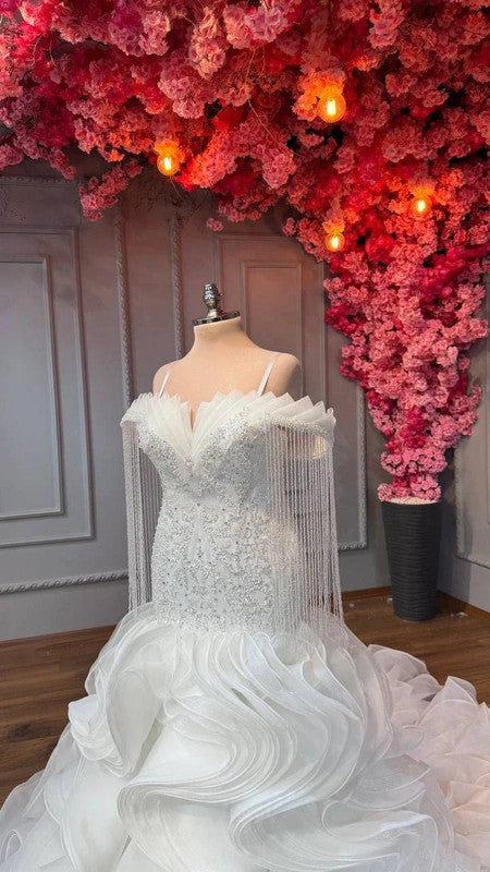 Magnifique Robe de Mariée Sirène Jamais Portée