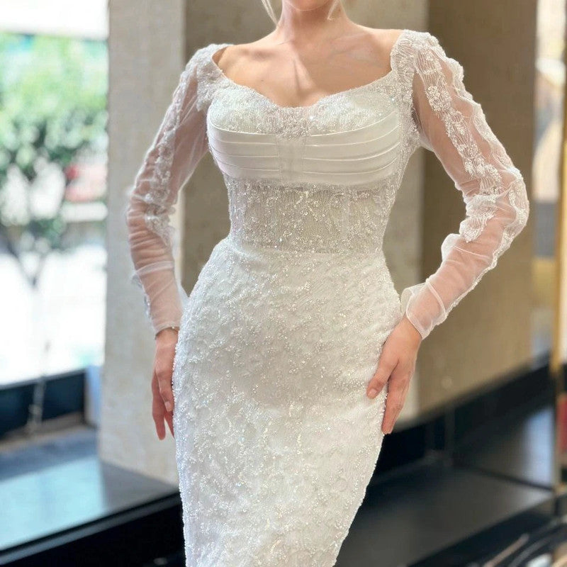 Magnifique Robe de Mariée Sirène Jamais Portée