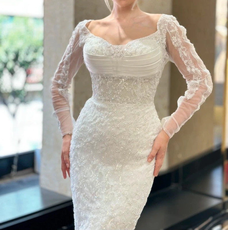 Magnifique Robe de Mariée Sirène Jamais Portée
