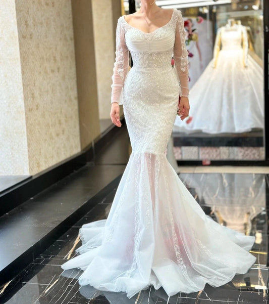 Magnifique Robe de Mariée Sirène Jamais Portée