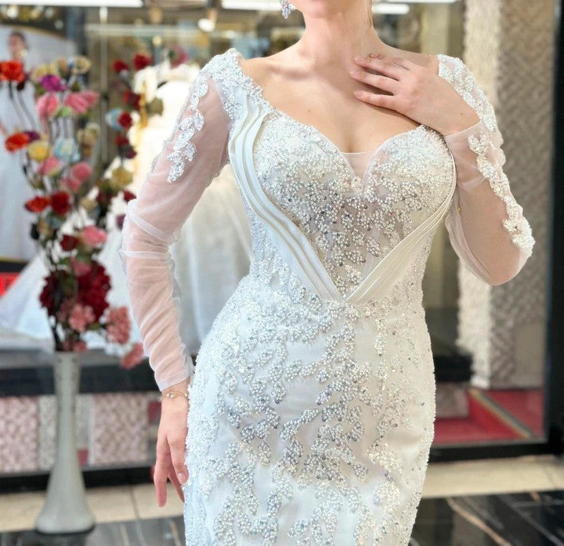 Magnifique Robe de Mariée Sirène Jamais Portée