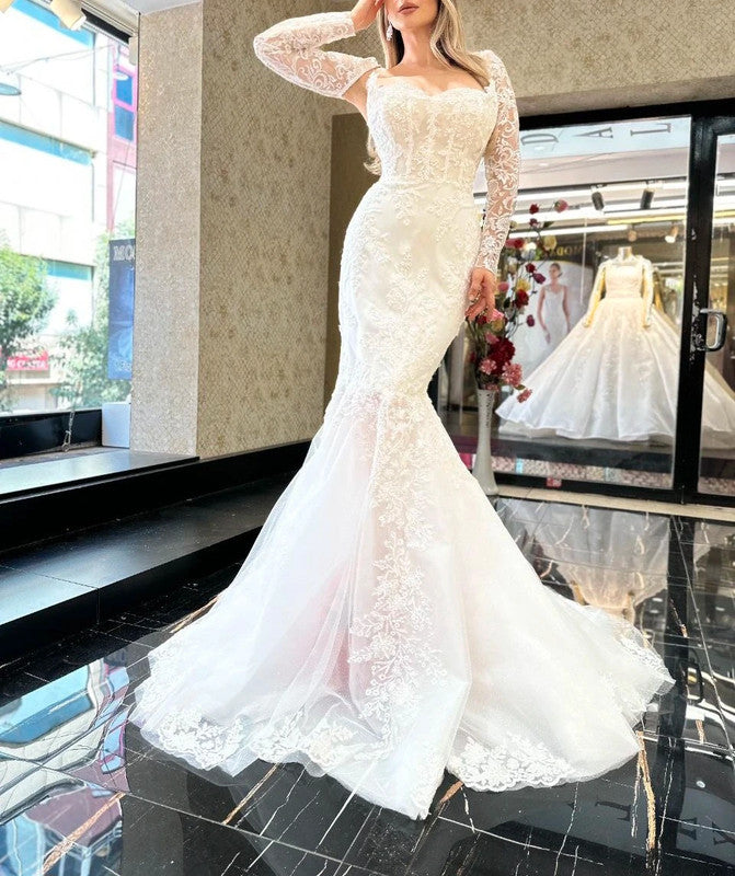 Magnifique Robe de Mariée Sirène Jamais Portée
