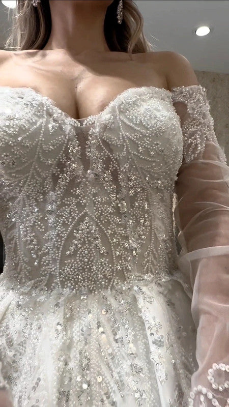 Magnifique Robe de Mariée Princesse Luxury Jamais Portée