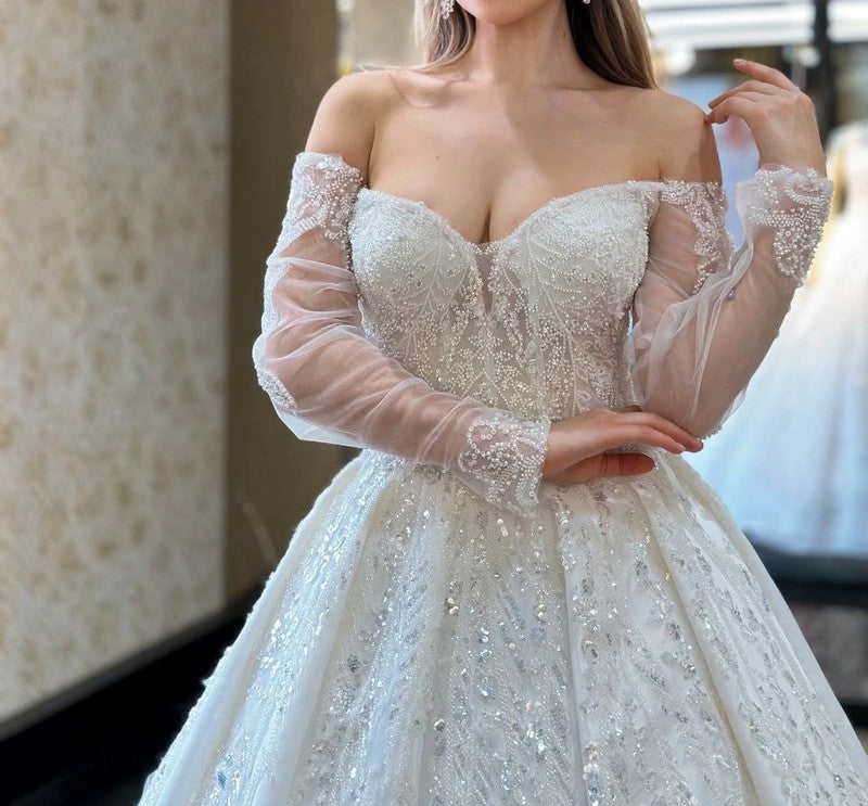Magnifique Robe de Mariée Princesse Luxury Jamais Portée