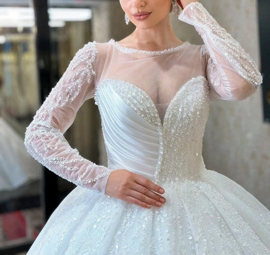 Magnifique Robe de Mariée Princesse Luxury