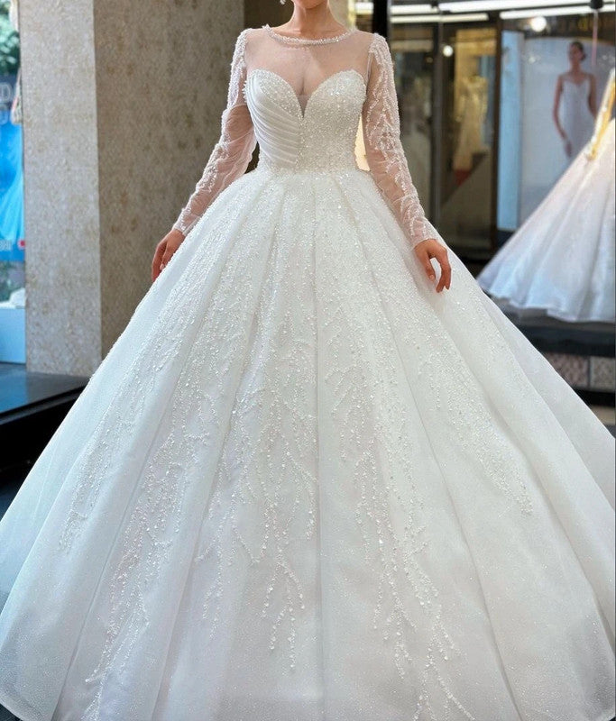 Magnifique Robe de Mariée Princesse Luxury