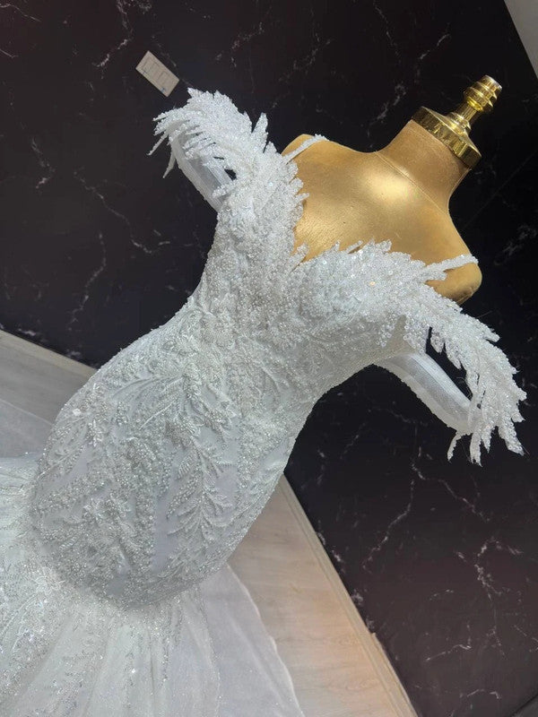 Magnifique Robe de Mariée Sirène