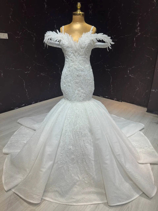 Magnifique Robe de Mariée Sirène