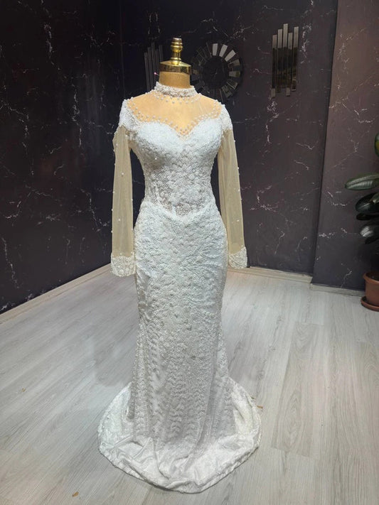 Magnifique Robe de Mariée Sirène