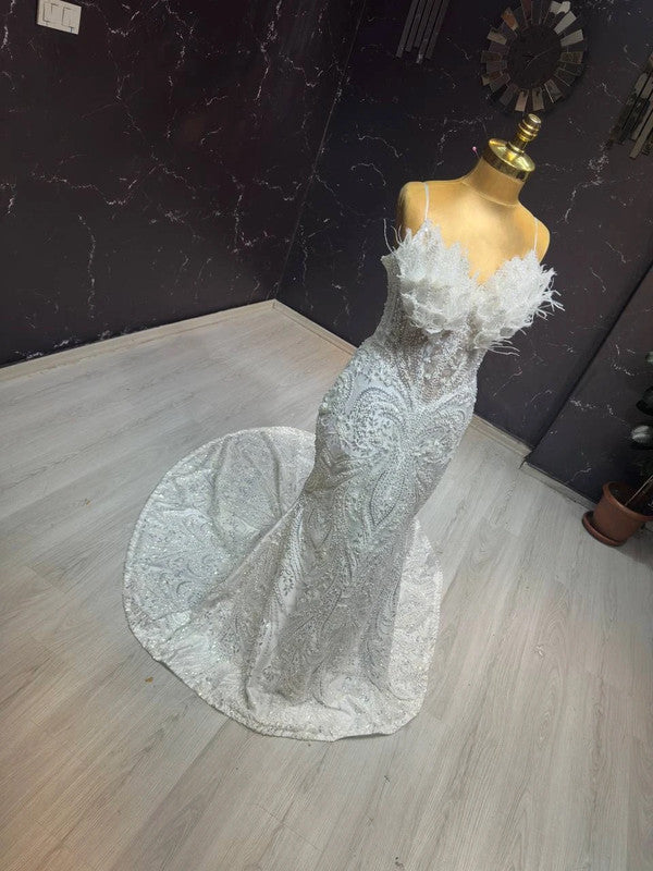 Magnifique Robe de Mariée Sirène Jamais Portée