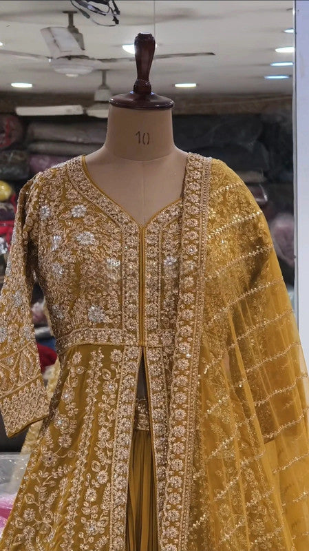 Lehenga Anarkali Luxury Doré
