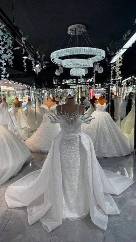 Magnifique Robe de Mariée Sirène Luxury