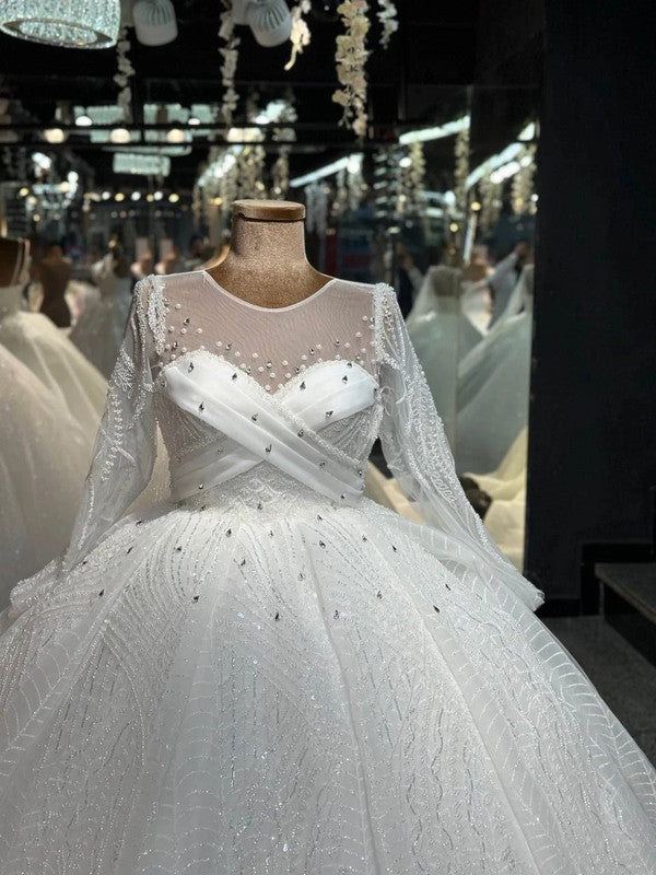 Magnifique Robe de Mariée Princesse Luxury
