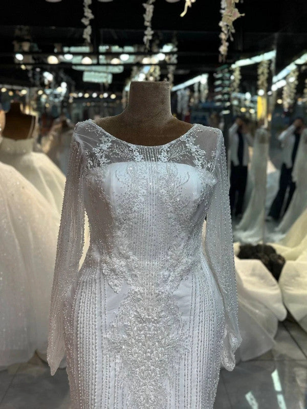 Magnifique Robe de Mariée Sirène Luxury