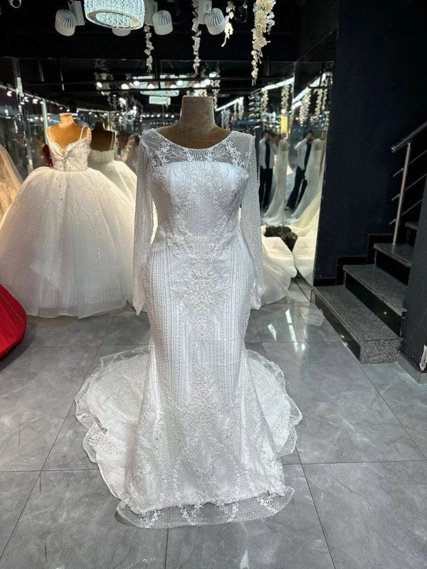 Magnifique Robe de Mariée Sirène Luxury