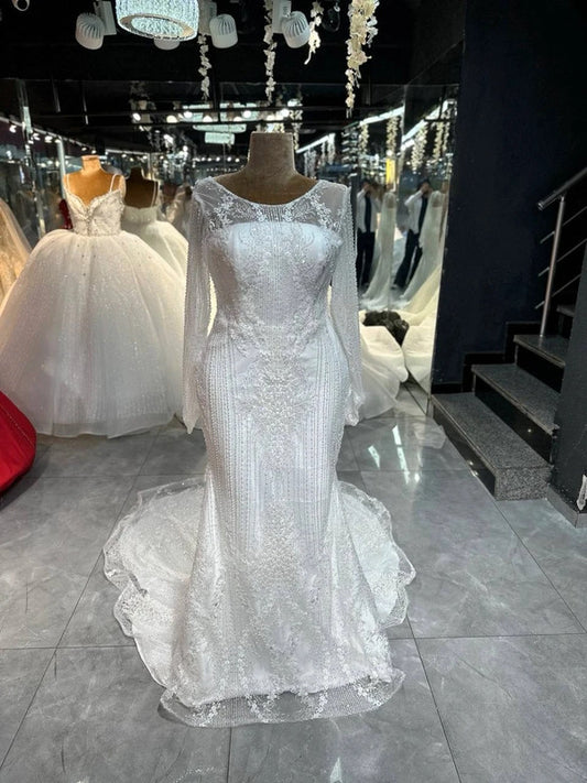 Magnifique Robe de Mariée Sirène Luxury