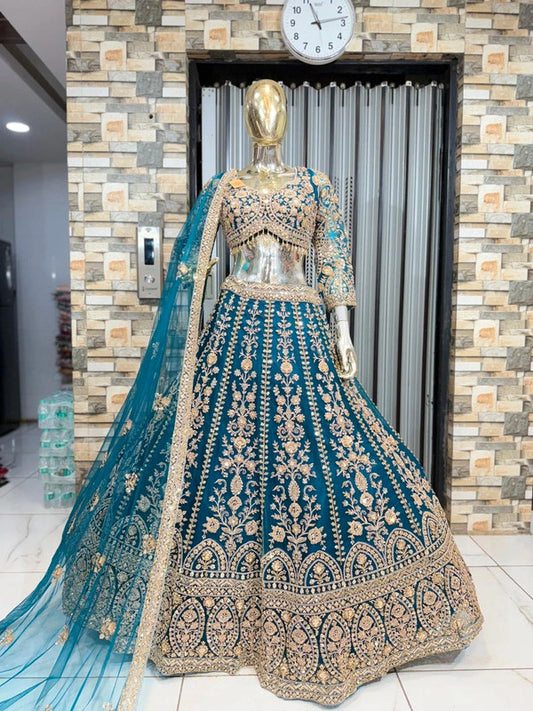 Magnifique Lehenga Bleu Luxury