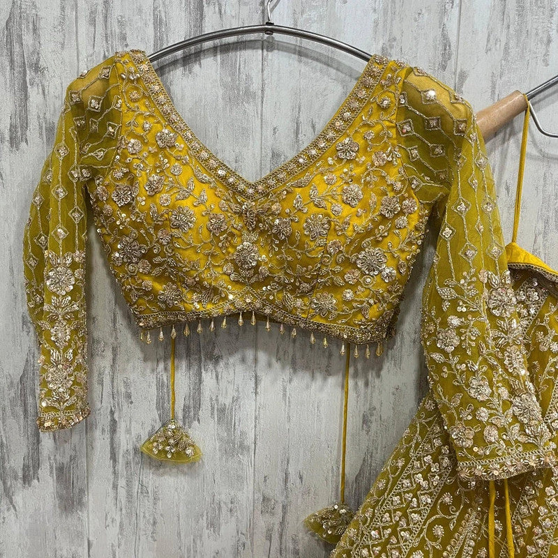 Magnifique Lehenga Jaune Luxury