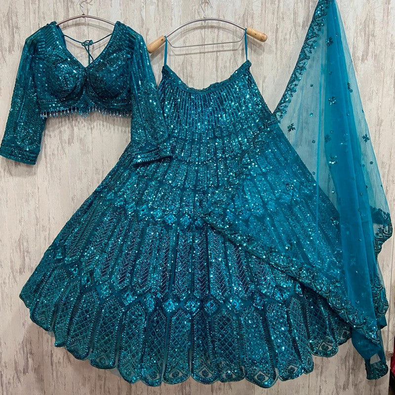 Magnifique Lehenga Bleu Luxury