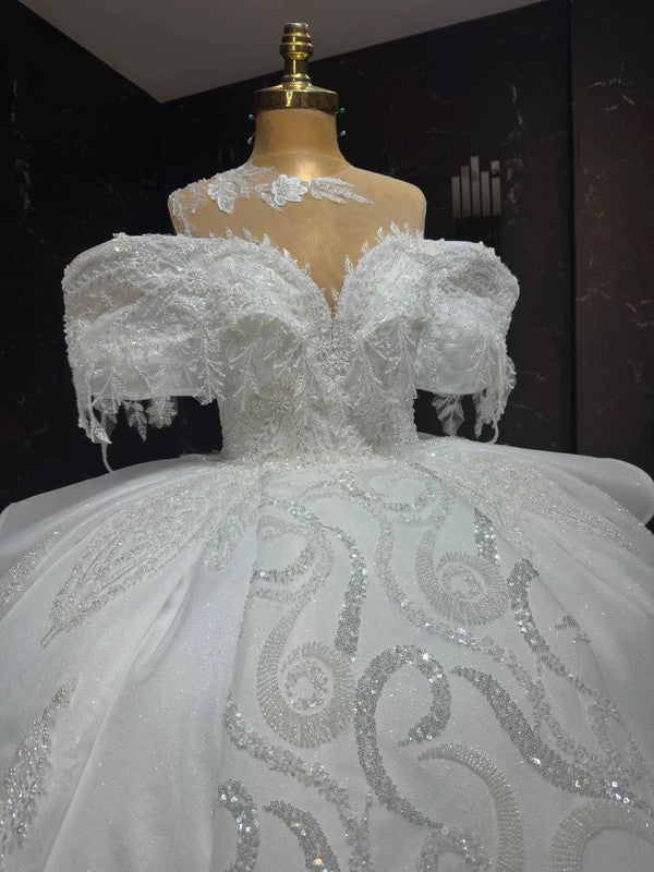 Magnifique Robe de Mariée Princesse Luxury