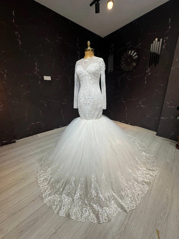Magnifique Robe de Mariée Sirène Luxury