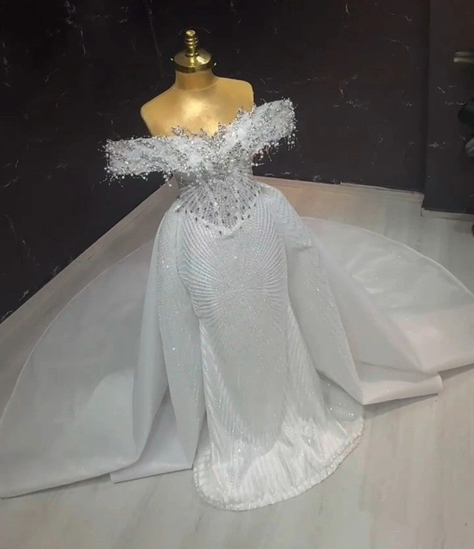 Magnifique Robe de Mariée Sirène Luxury
