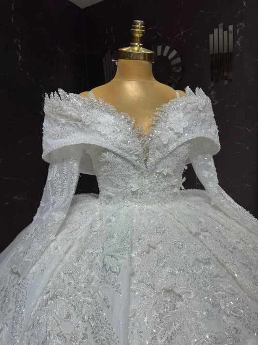Magnifique Robe de Mariée Princesse Luxury