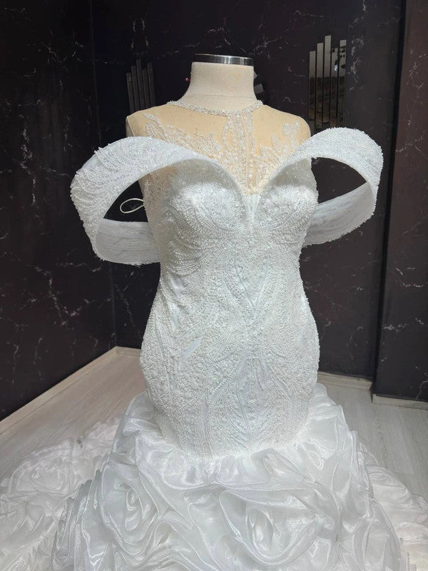 Magnifique Robe de Mariée Sirène Luxury