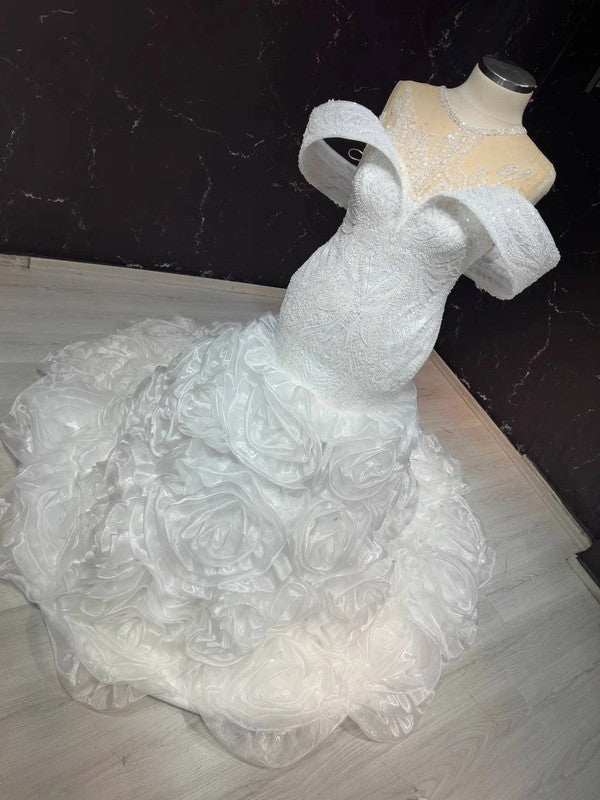 Magnifique Robe de Mariée Sirène Luxury