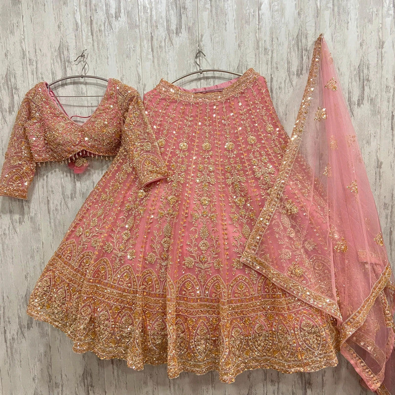 Magnifique Lehenga Luxury Rose Doré