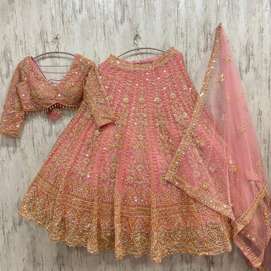Magnifique Lehenga Luxury Rose Doré