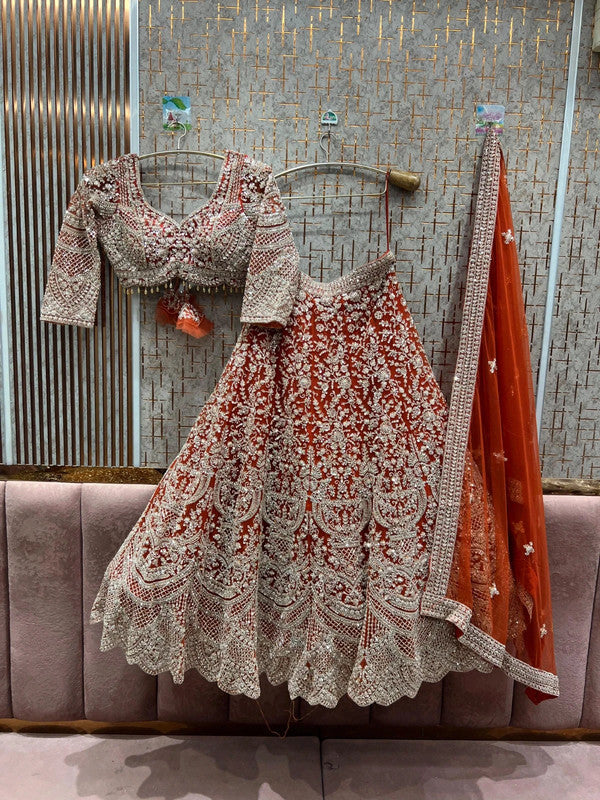 Magnifique Lehenga Luxury Rouge