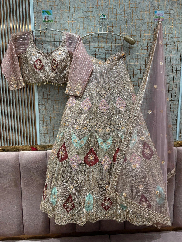 Magnifique Lehenga Luxury Rose