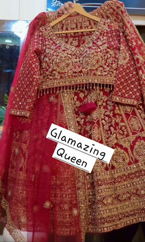 Magnifique Lehenga Luxury Rouge