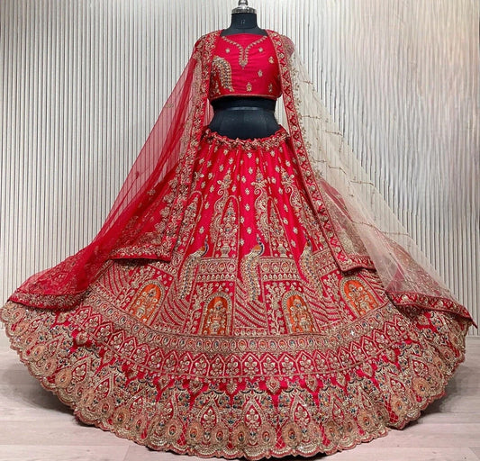 Magnifique Lehenga Luxury Rouge
