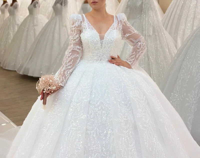 Magnifique Robe de Mariée Princesse Luxury