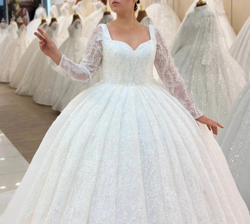 Magnifique Robe de Mariée Princesse Luxury