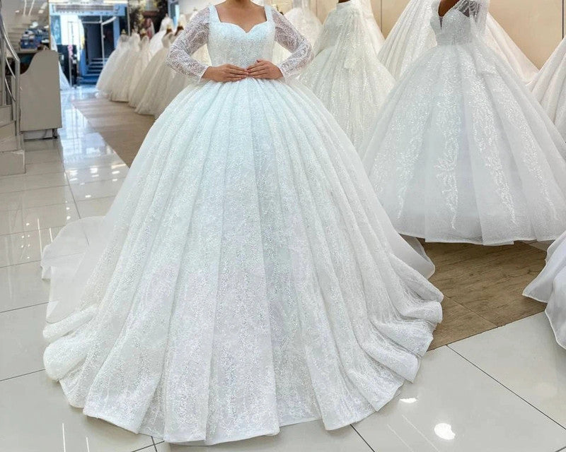 Magnifique Robe de Mariée Princesse Luxury