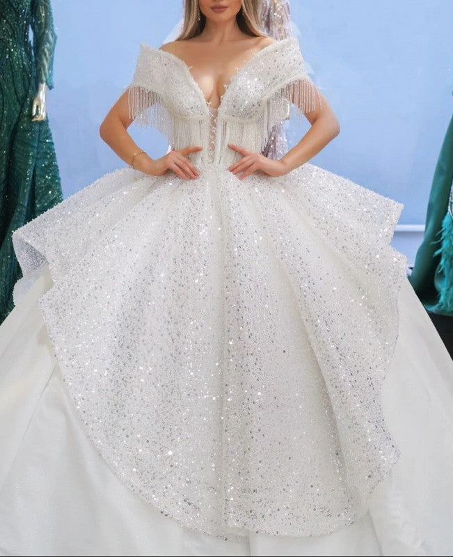 Magnifique Robe de Mariée Princesse Luxury
