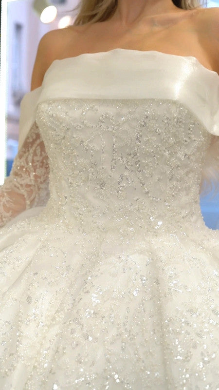 Magnifique Robe de Mariée Princesse Luxury