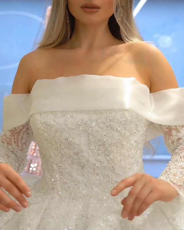 Magnifique Robe de Mariée Princesse Luxury