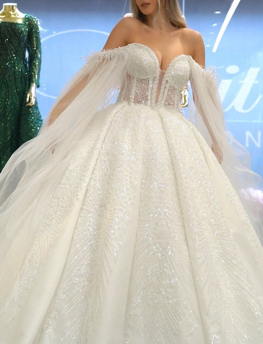 Magnifique Robe de Mariée Princesse Luxury