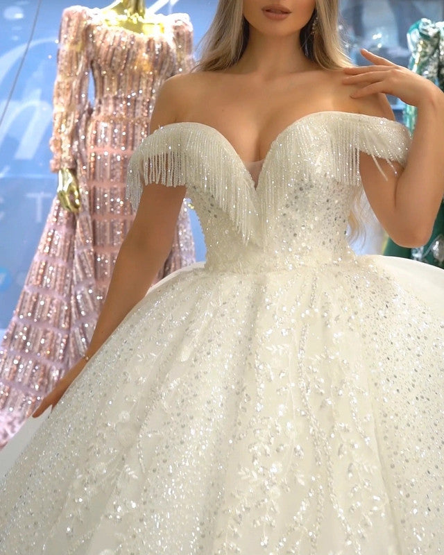 Magnifique Robe de Mariée Princesse Luxury