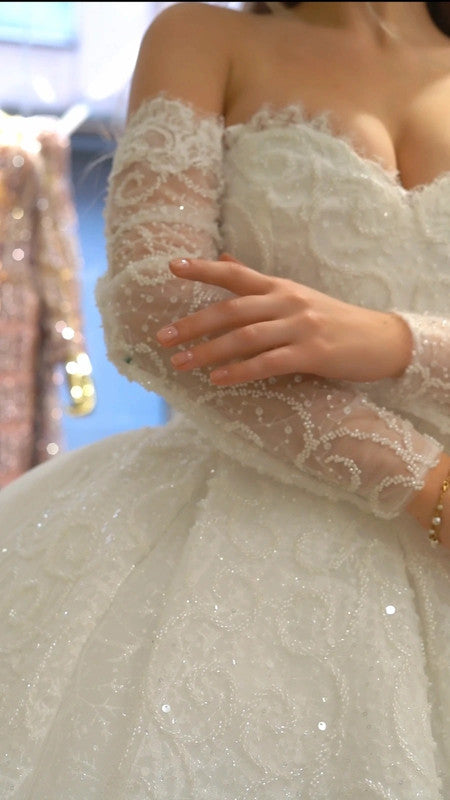 Magnifique Robe de Mariée Princesse Luxury