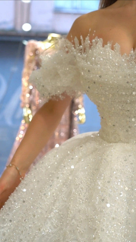 Magnifique Robe de Mariée Princesse Luxury