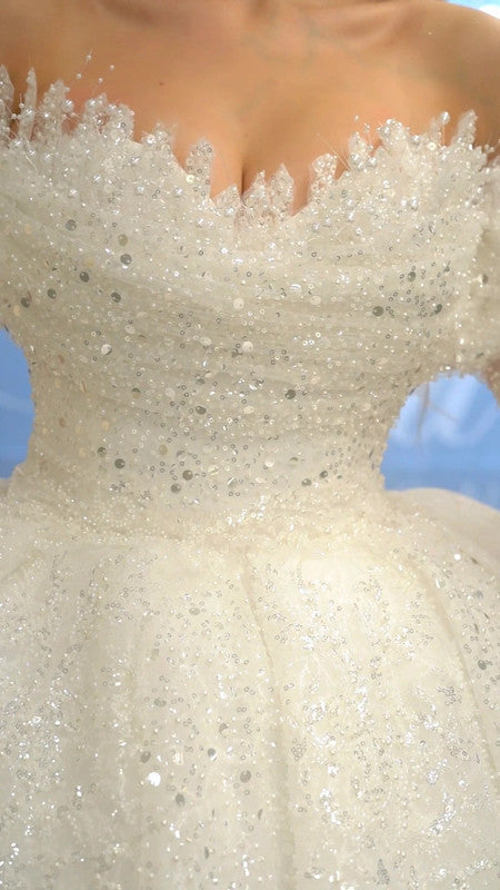 Magnifique Robe de Mariée Princesse Luxury