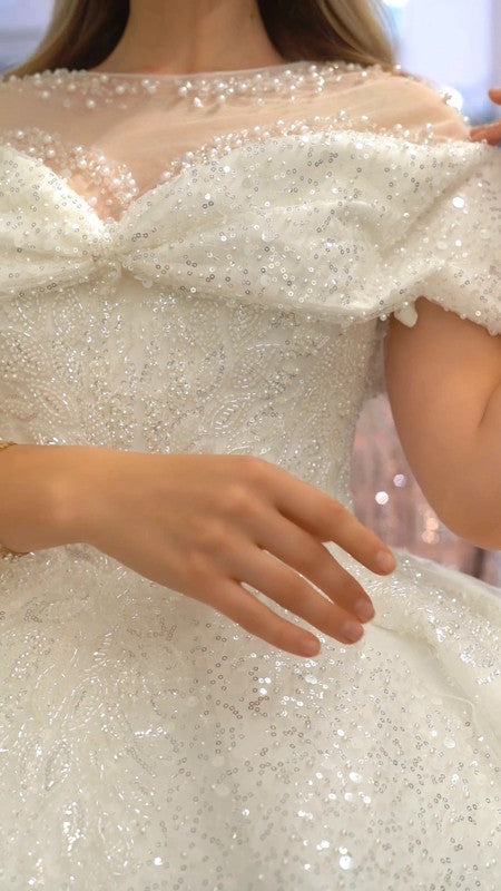 Magnifique Robe de Mariée Princesse Luxury