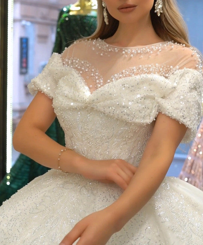 Magnifique Robe de Mariée Princesse Luxury
